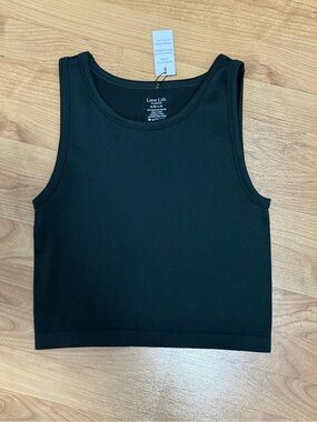 Bottle Green Ribbed Tank Crop Top
